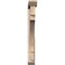 Ekena Millwork Merced Slat Smooth Bracket w/ Offset Brace, Douglas Fir, 5 1/2"W x 42"D x 48"H BKT0604X42X48MRC06SDF - alternate 3